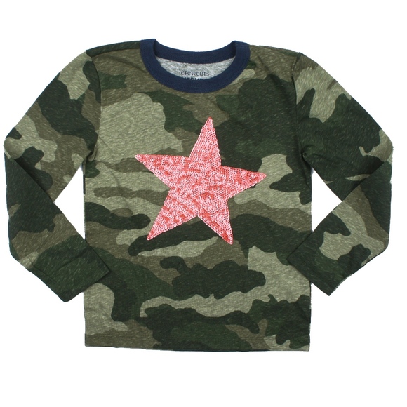 Crewcuts Other - New CREWCUTS Kids' shining Star Camo T shirt